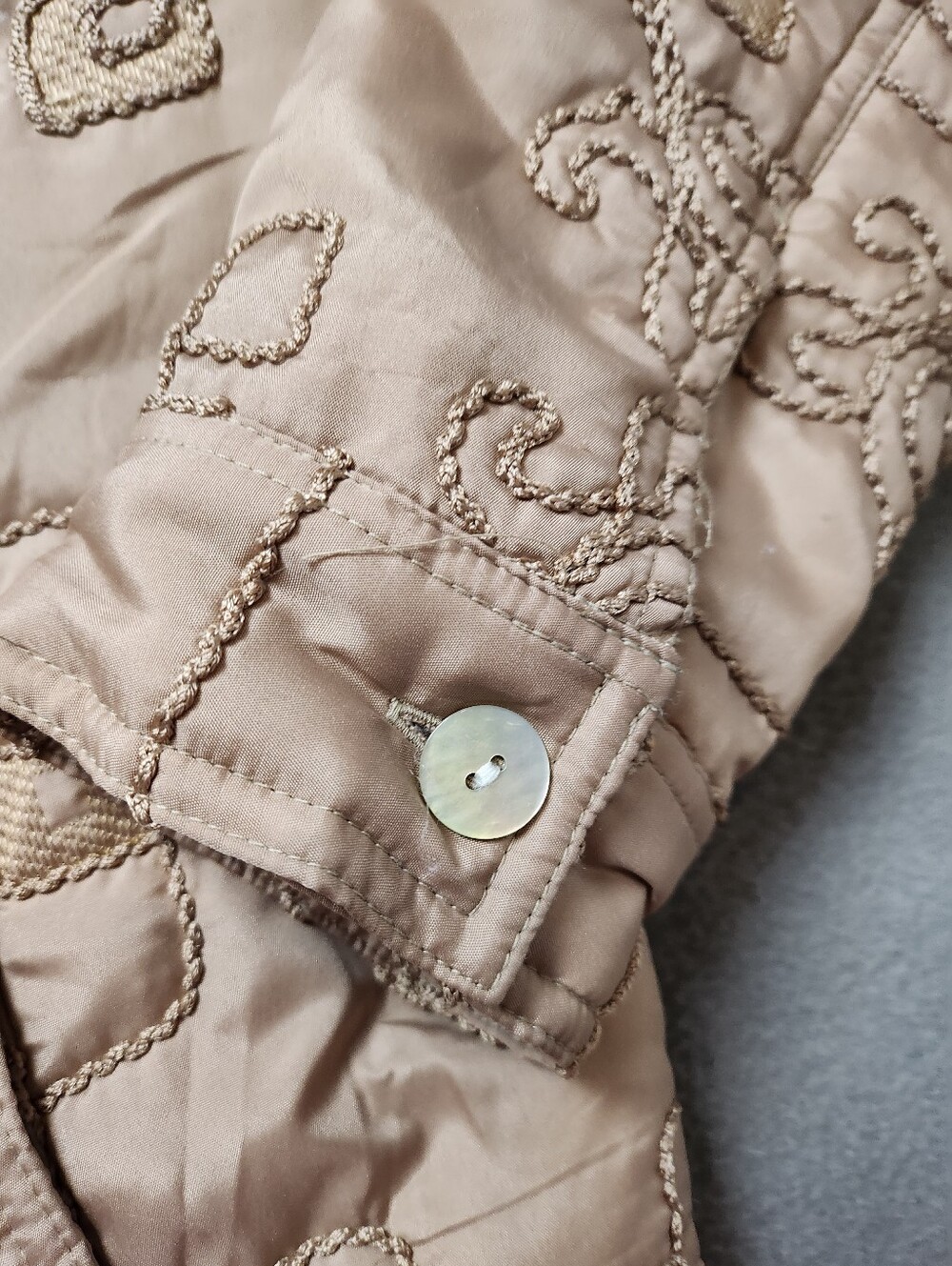 Vintage Ruby Rd. Embroidered Zip Puff Jacket - Picture 14 of 16